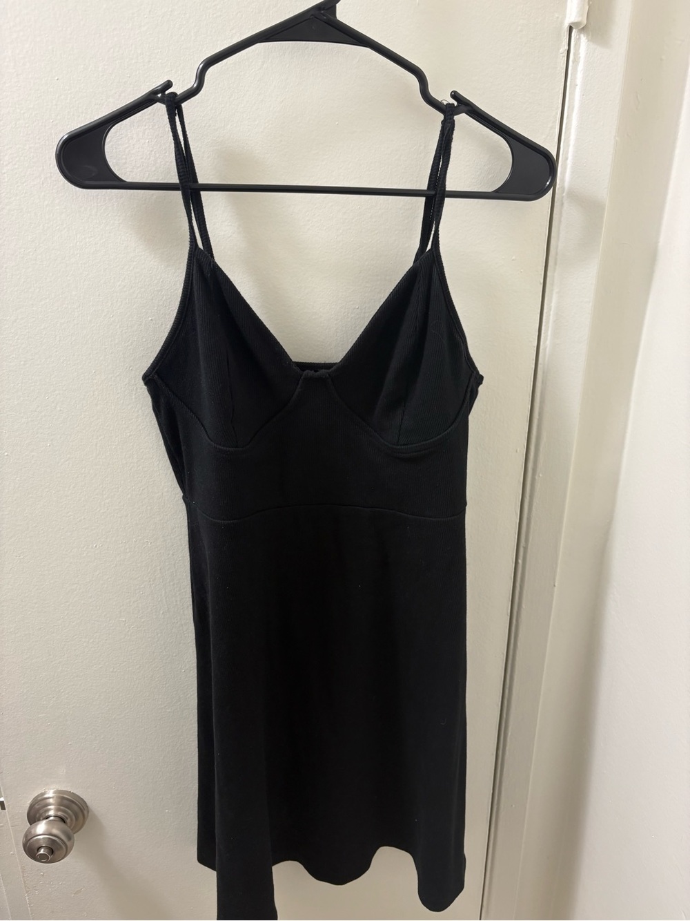 Black adjustable Slip Dress
